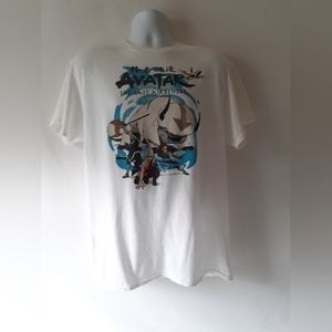 Avatar The Last Airbender men's white short sleeve graphic t-shirt size M